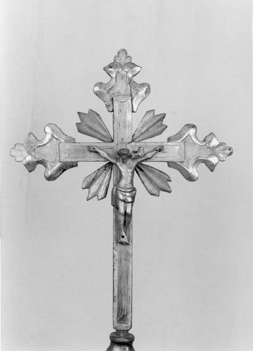 croce d'altare - manifattura reggiana (fine/inizio secc. XVIII/ XIX)