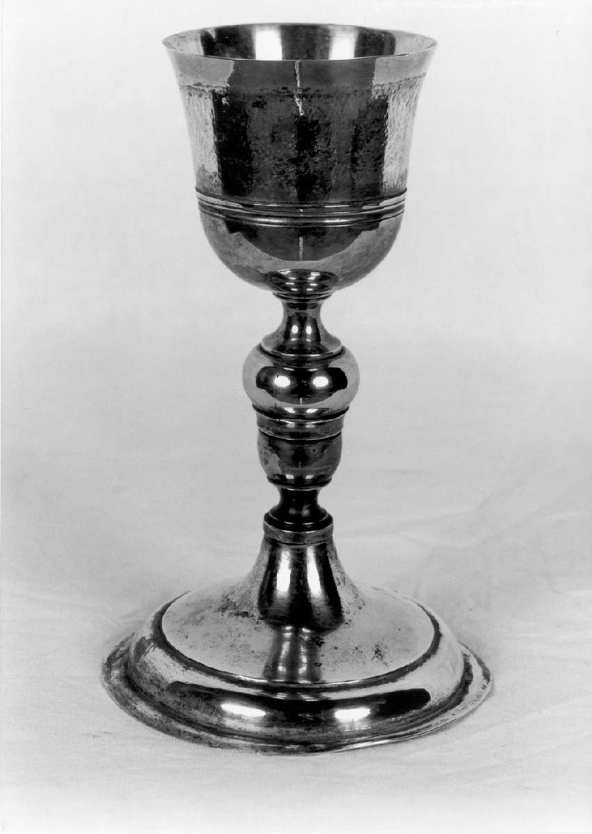 calice - bottega reggiana (fine/inizio secc. XVIII/ XIX)