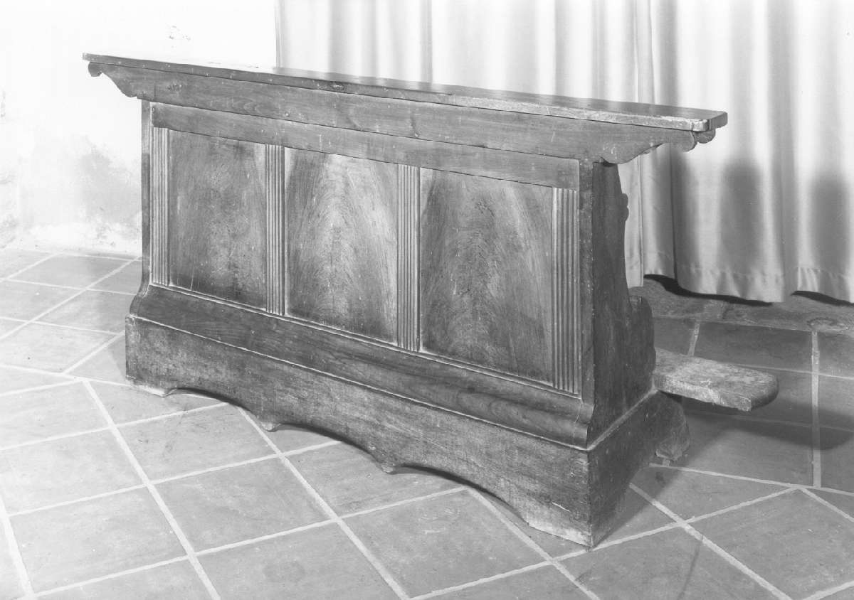 inginocchiatoio - manifattura reggiana (sec. XIX)