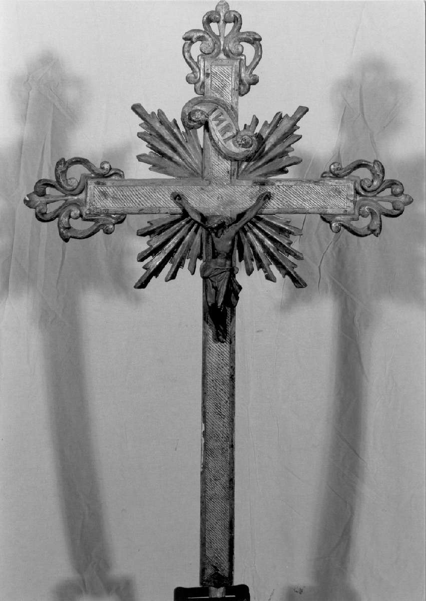 croce processionale - manifattura reggiana (seconda metà sec. XVIII)