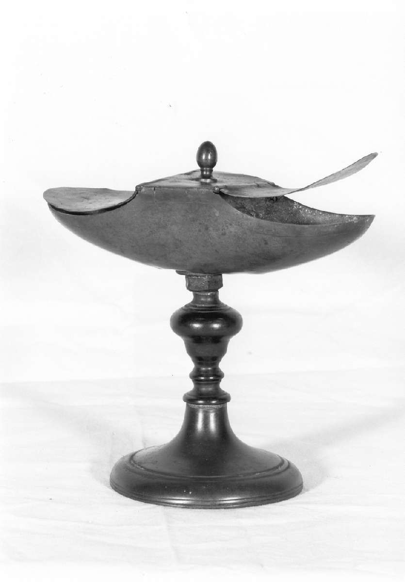 navicella portaincenso, elemento d'insieme - produzione emiliana (fine/inizio secc. XIX/ XX)