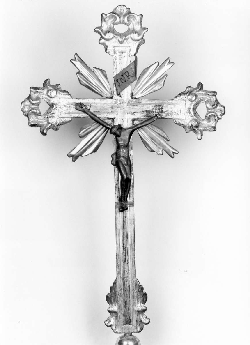 croce d'altare, frammento - manifattura emiliana (seconda metà sec. XVIII)