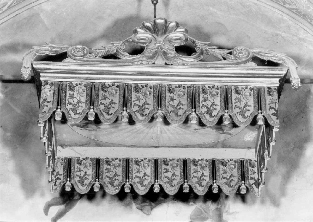 baldacchino d'altare - manifattura reggiana (primo quarto sec. XX)