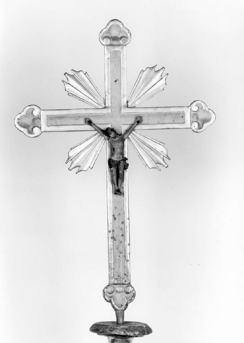 croce d'altare - manifattura emiliana (prima metà sec. XIX)