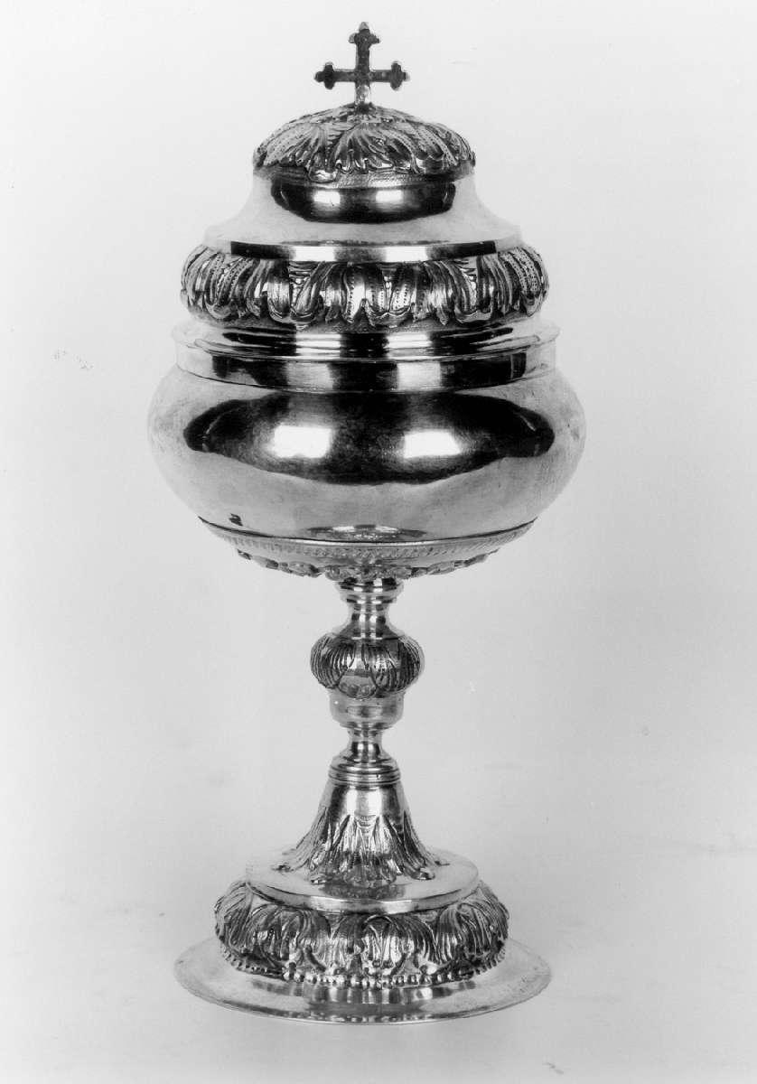 pisside - manifattura emiliana (metà sec. XVIII)