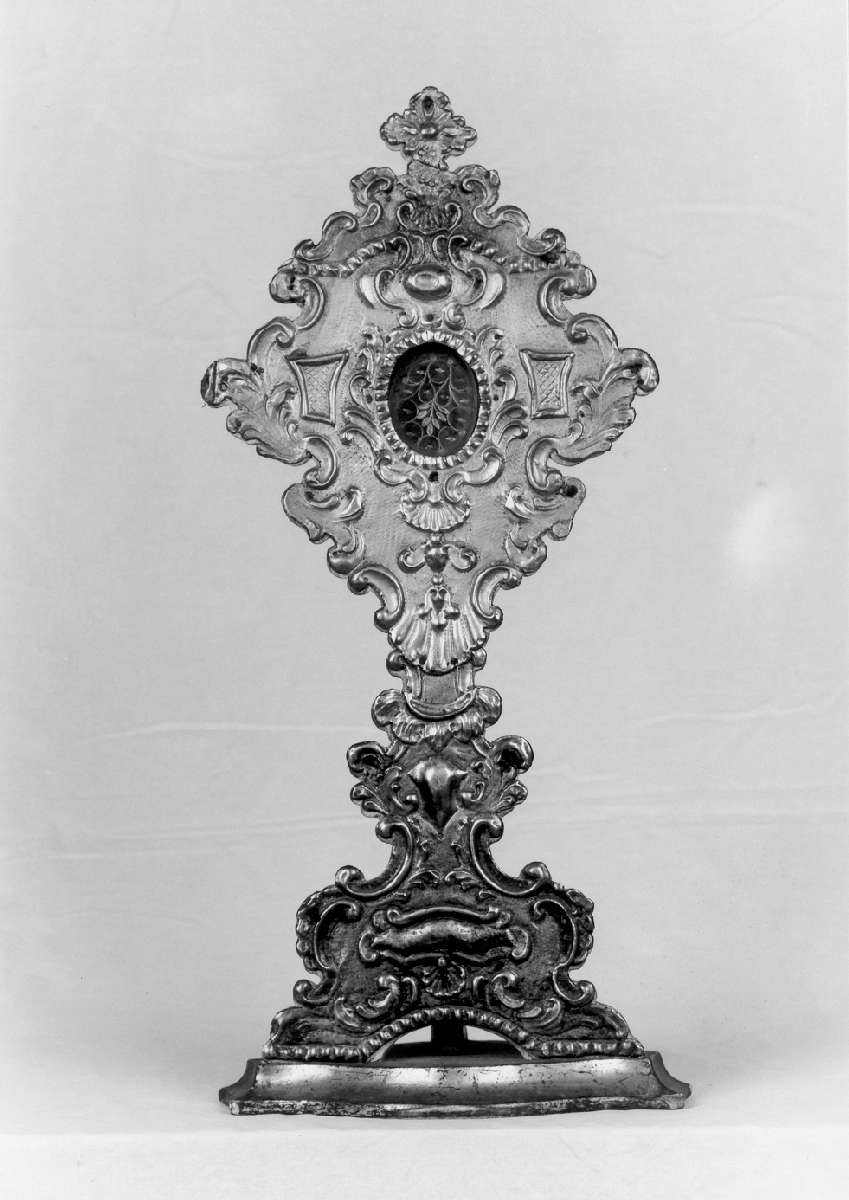 reliquiario - a ostensorio - manifattura emiliana (prima metà sec. XIX)