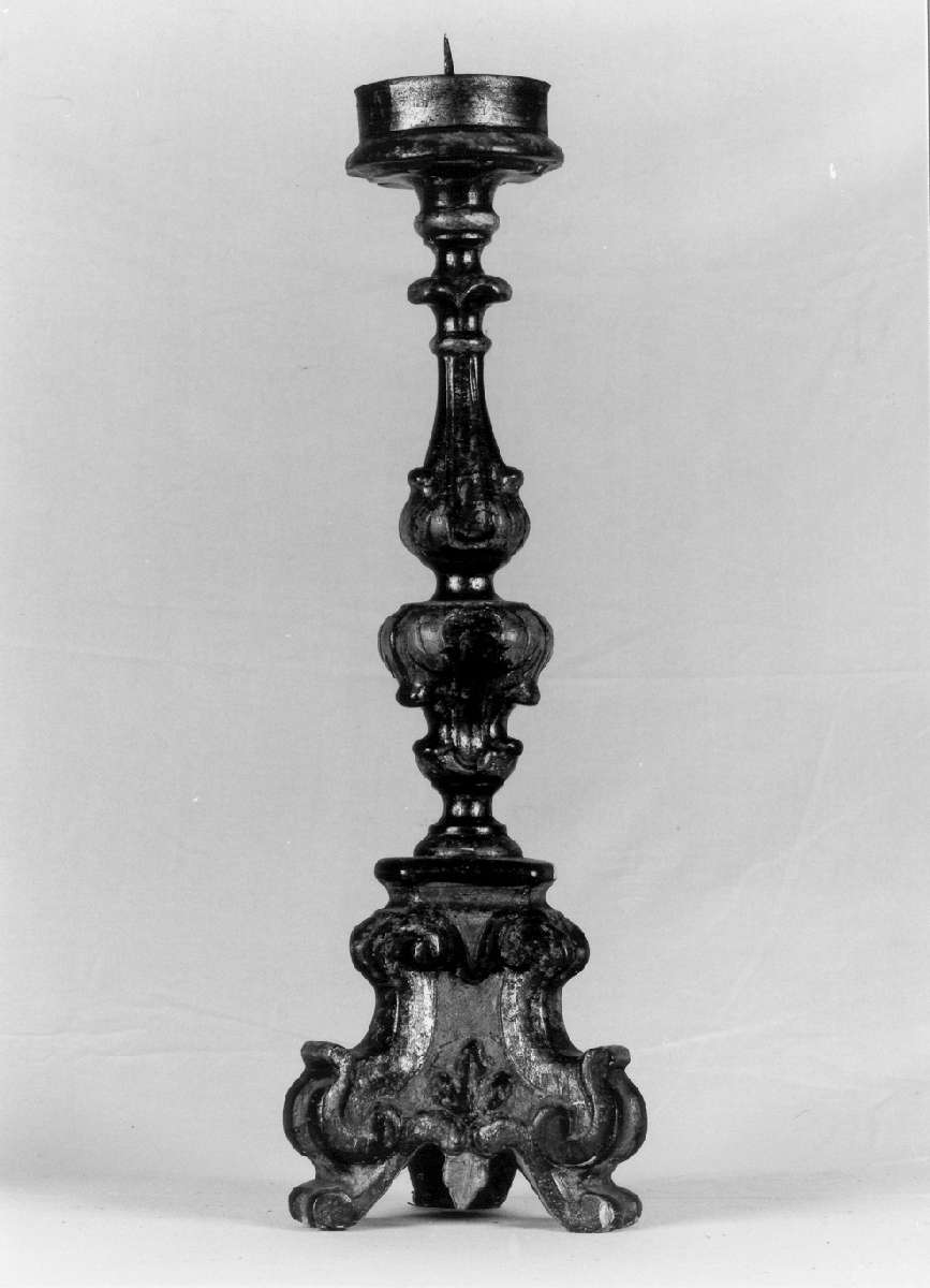 candeliere, serie - manifattura emiliana (seconda metà sec. XIX)