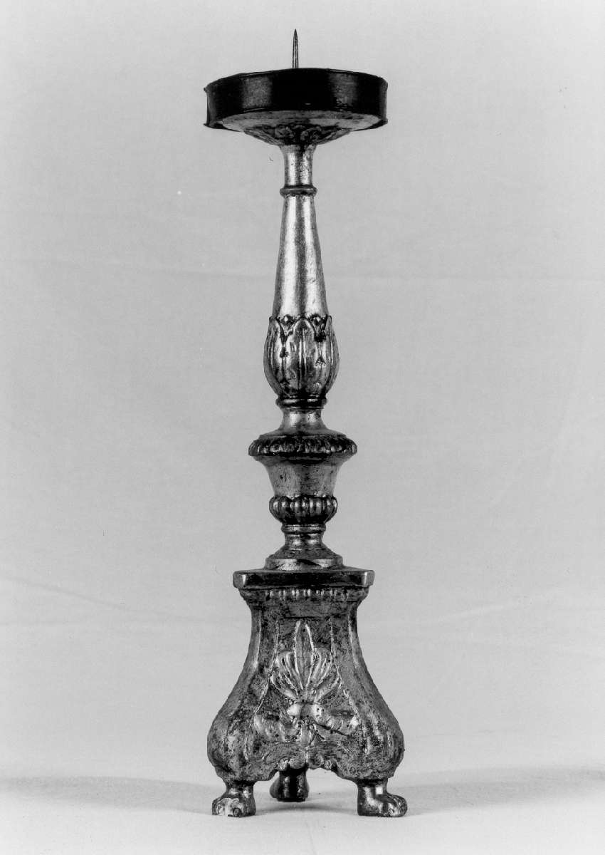 candeliere, serie - manifattura emiliana (ultimo quarto sec. XIX)