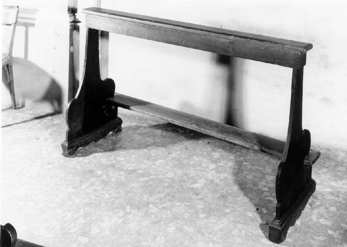 inginocchiatoio, serie - manifattura reggiana (seconda metà sec. XIX)