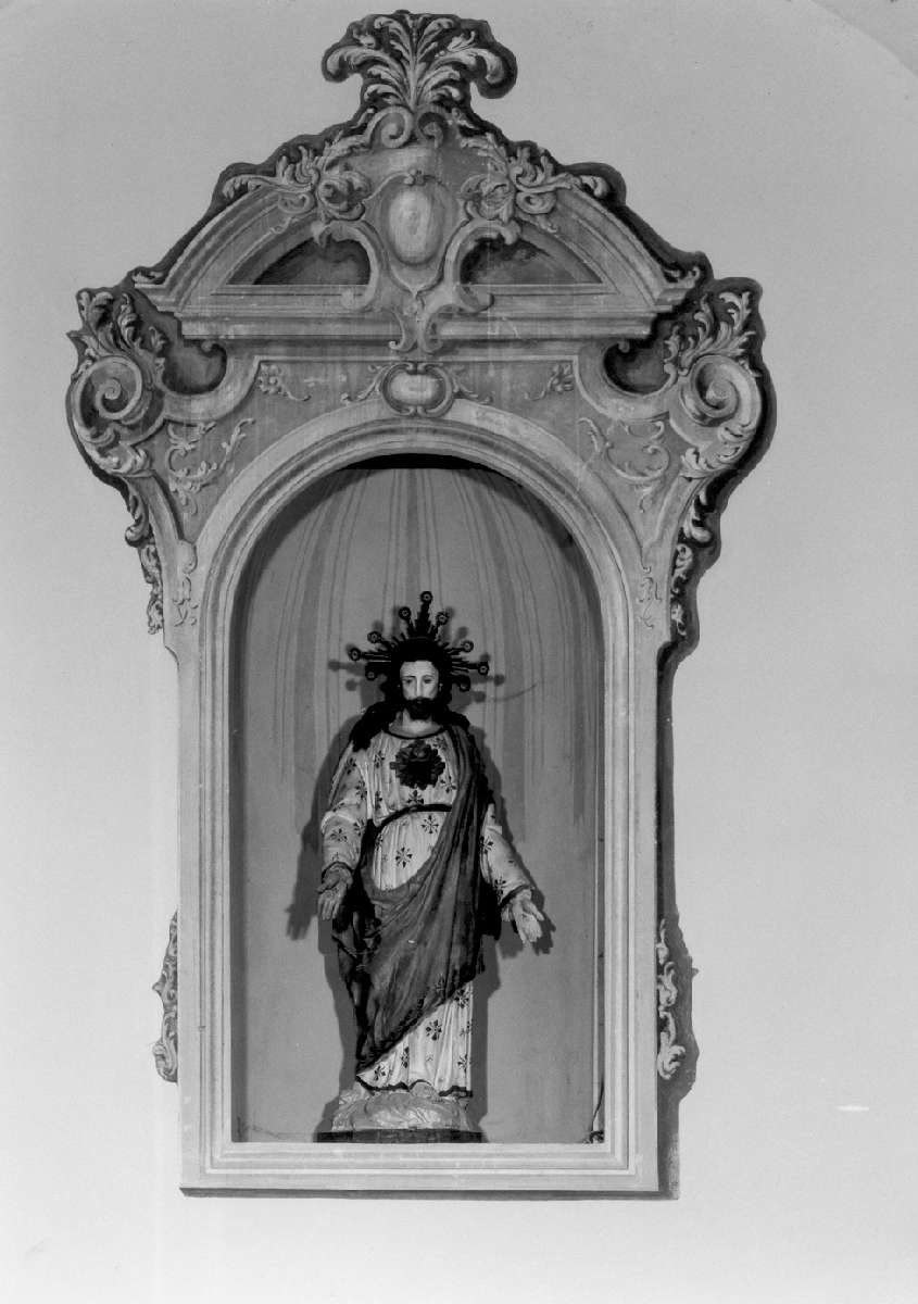 finta mostra di nicchia (decorazione pittorica) - ambito emiliano (primo quarto sec. XVIII)