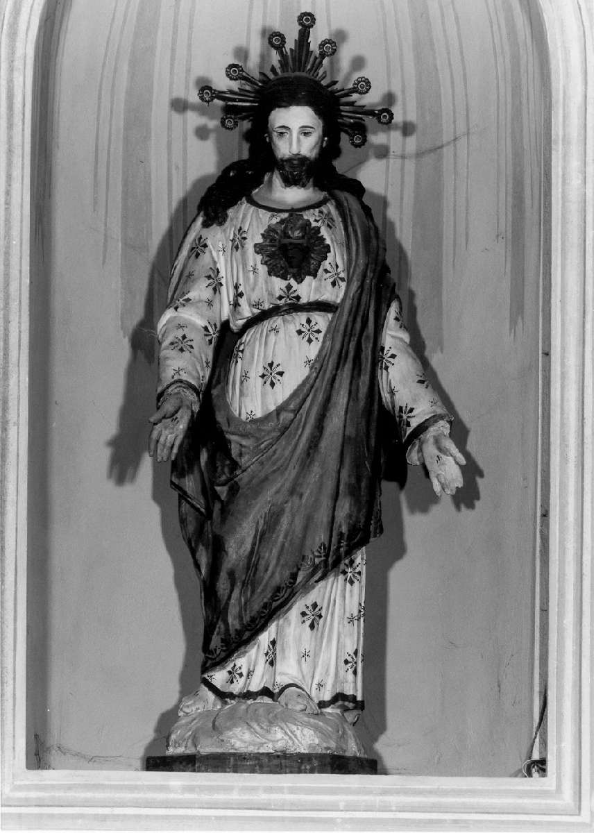 Sacro Cuore di Gesù (statua) - ambito emiliano (seconda metà sec. XIX)