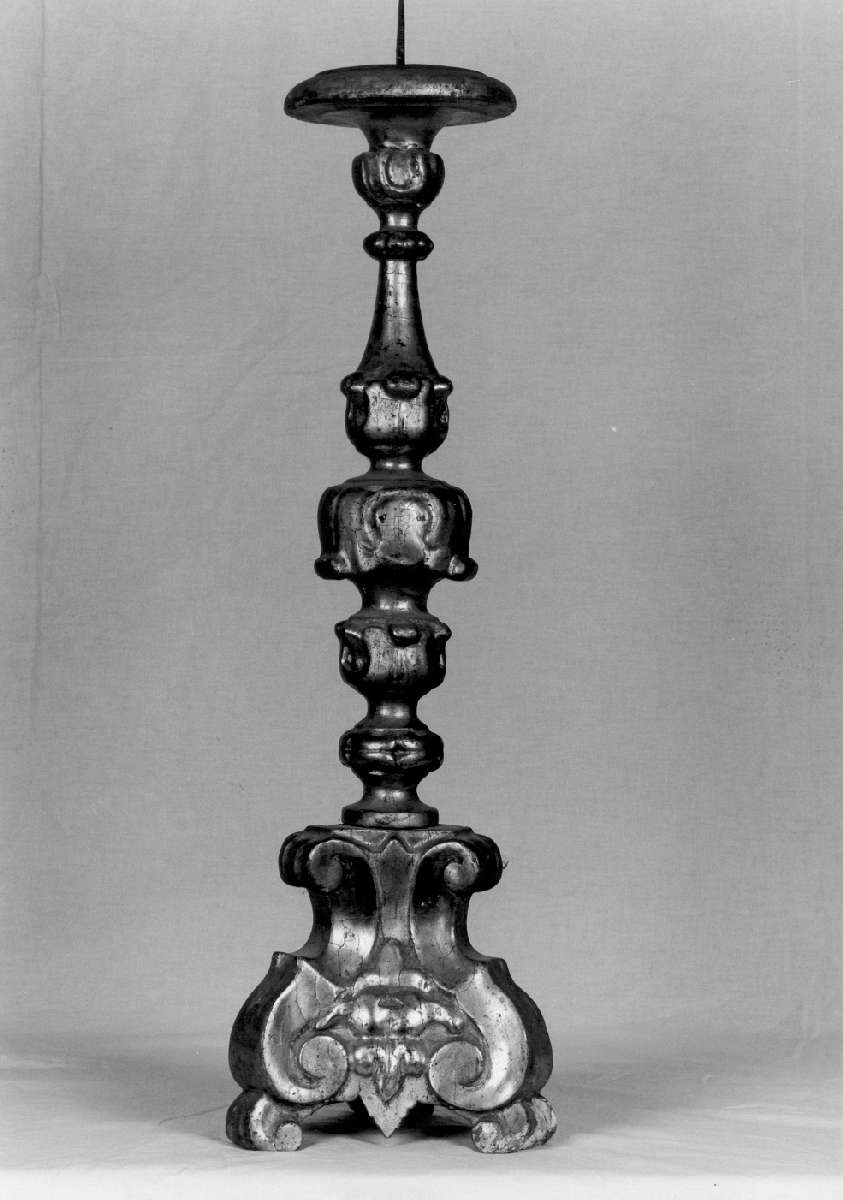 candeliere d'altare, serie - manifattura emiliana, manifattura emiliana, manifattura emiliana (metà sec. XVIII)