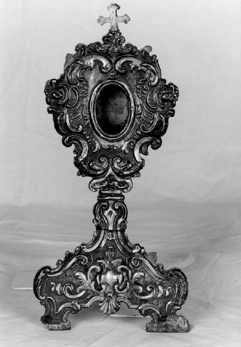 reliquiario - a ostensorio - manifattura emiliana (metà sec. XVIII)