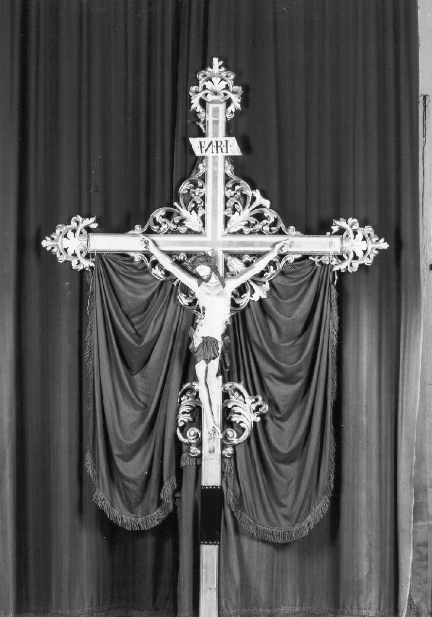 croce processionale - manifattura emiliana (metà sec. XVIII)