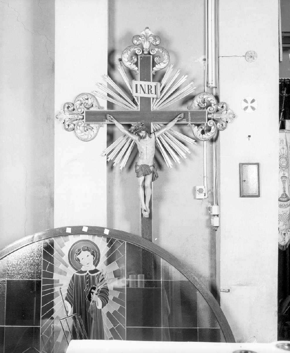 croce processionale - manifattura emiliana (metà sec. XIX)