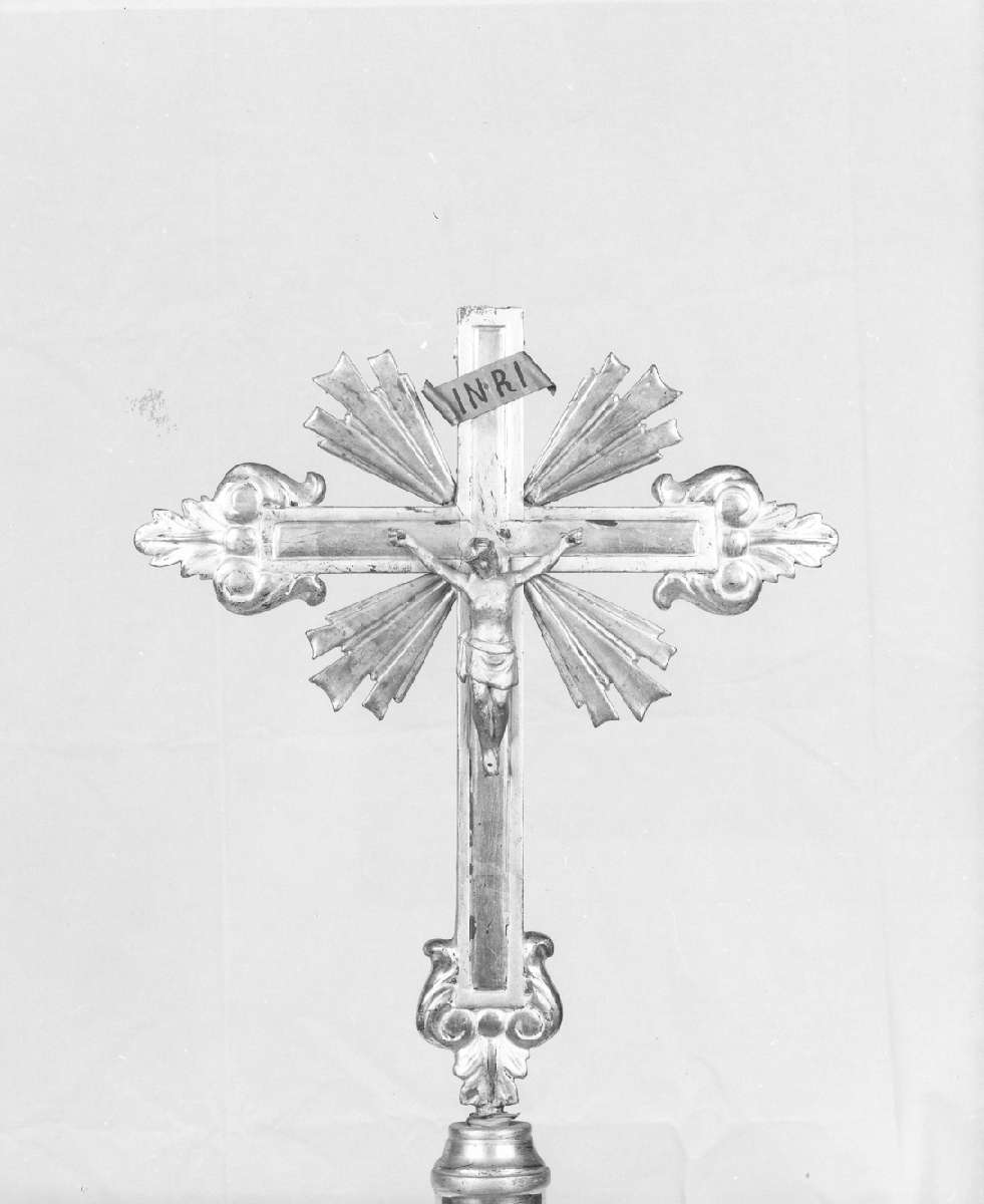 croce d'altare - manifattura emiliana (metà sec. XVIII)