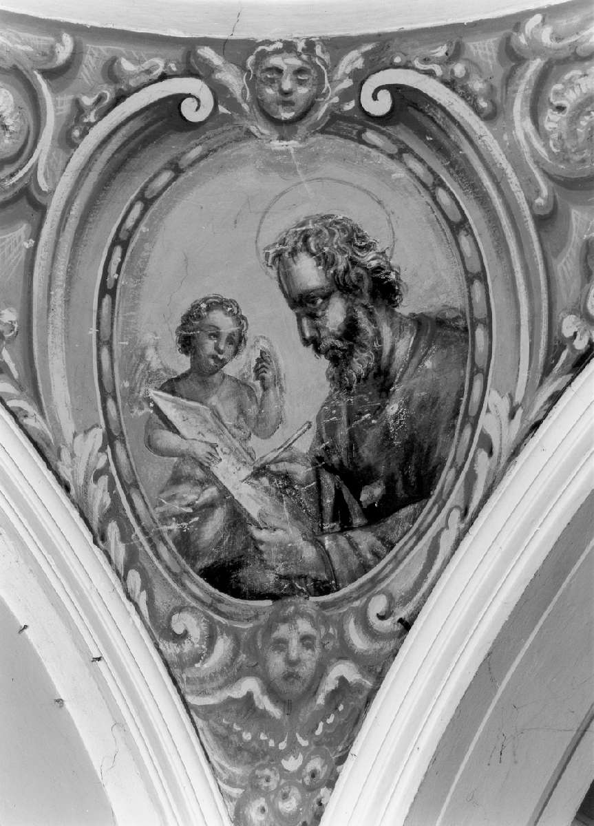 San Matteo Evangelista (dipinto, elemento d'insieme) - ambito modenese (sec. XIX)