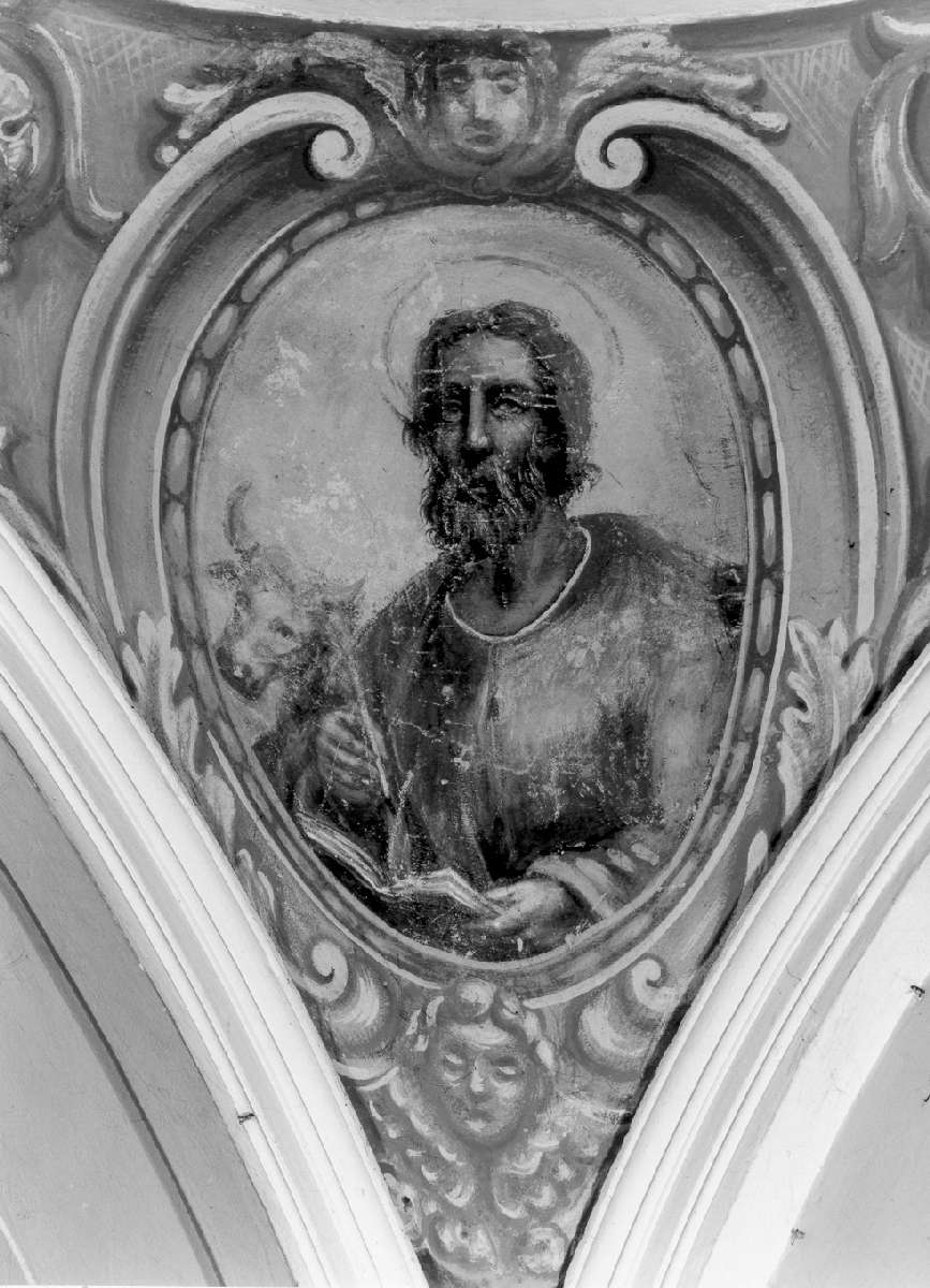 San Luca Evangelista (dipinto, elemento d'insieme) - ambito modenese (sec. XIX)