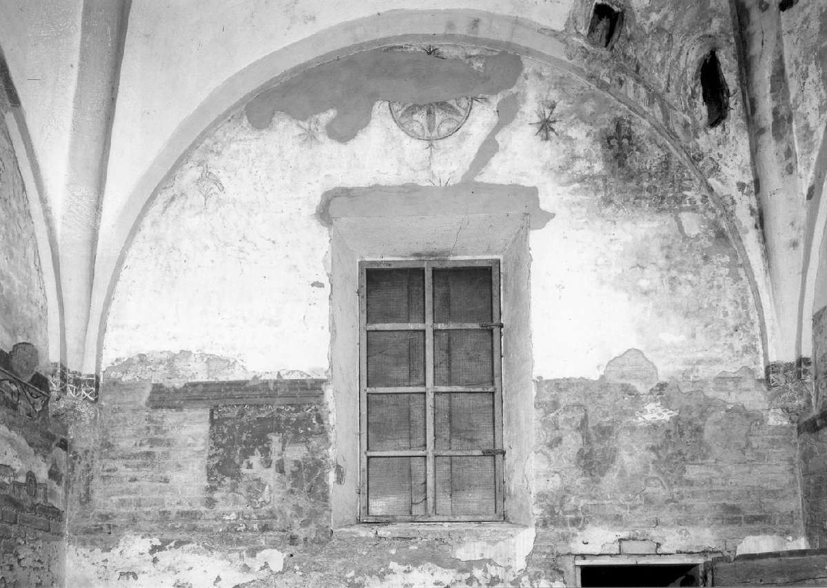 motivi decorativi geometrici (dipinto, complesso decorativo) - ambito Italia settentrionale (sec. XIII)