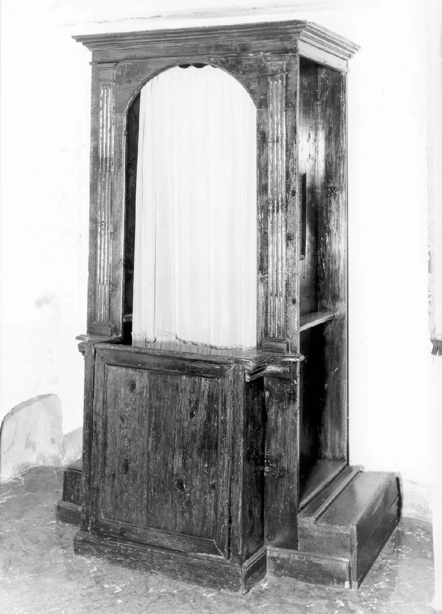 confessionale, serie - manifattura reggiana (secc. XVIII/ XIX)