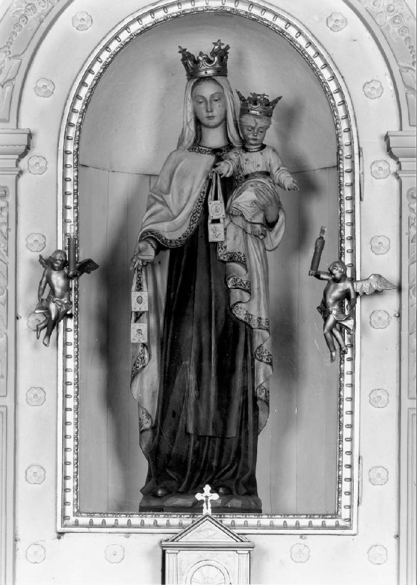 Madonna del Carmelo (statua) - manifattura emiliana (metà sec. XIX)