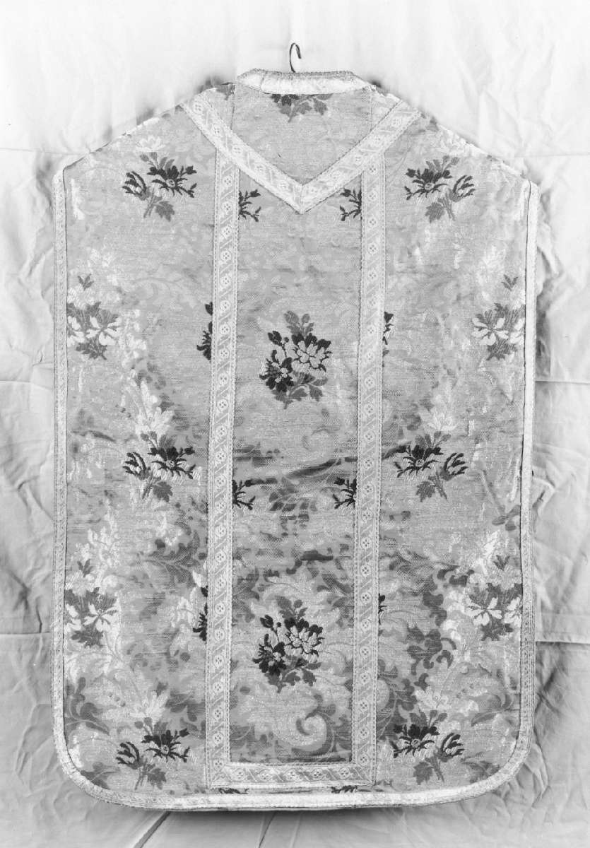 paramento liturgico, insieme - produzione italiana (seconda metà sec. XIX)