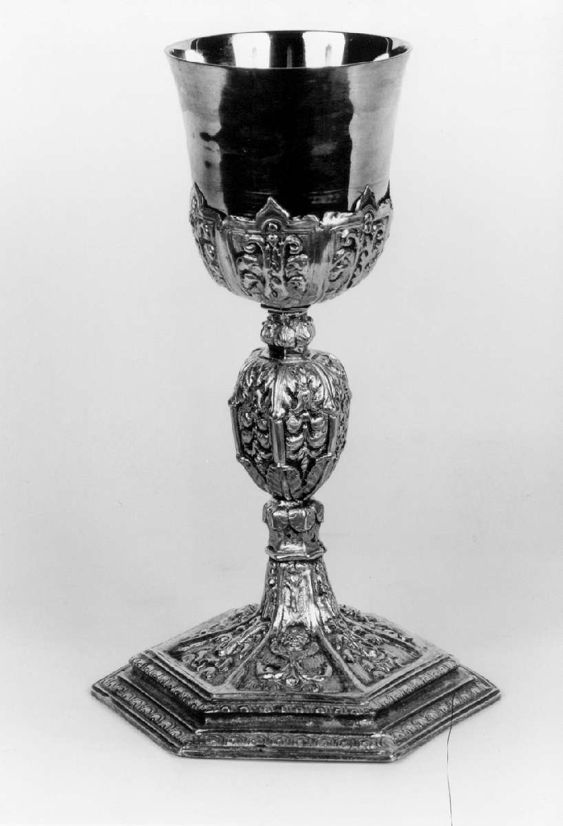 calice - manifattura emiliana (prima metà sec. XVII)