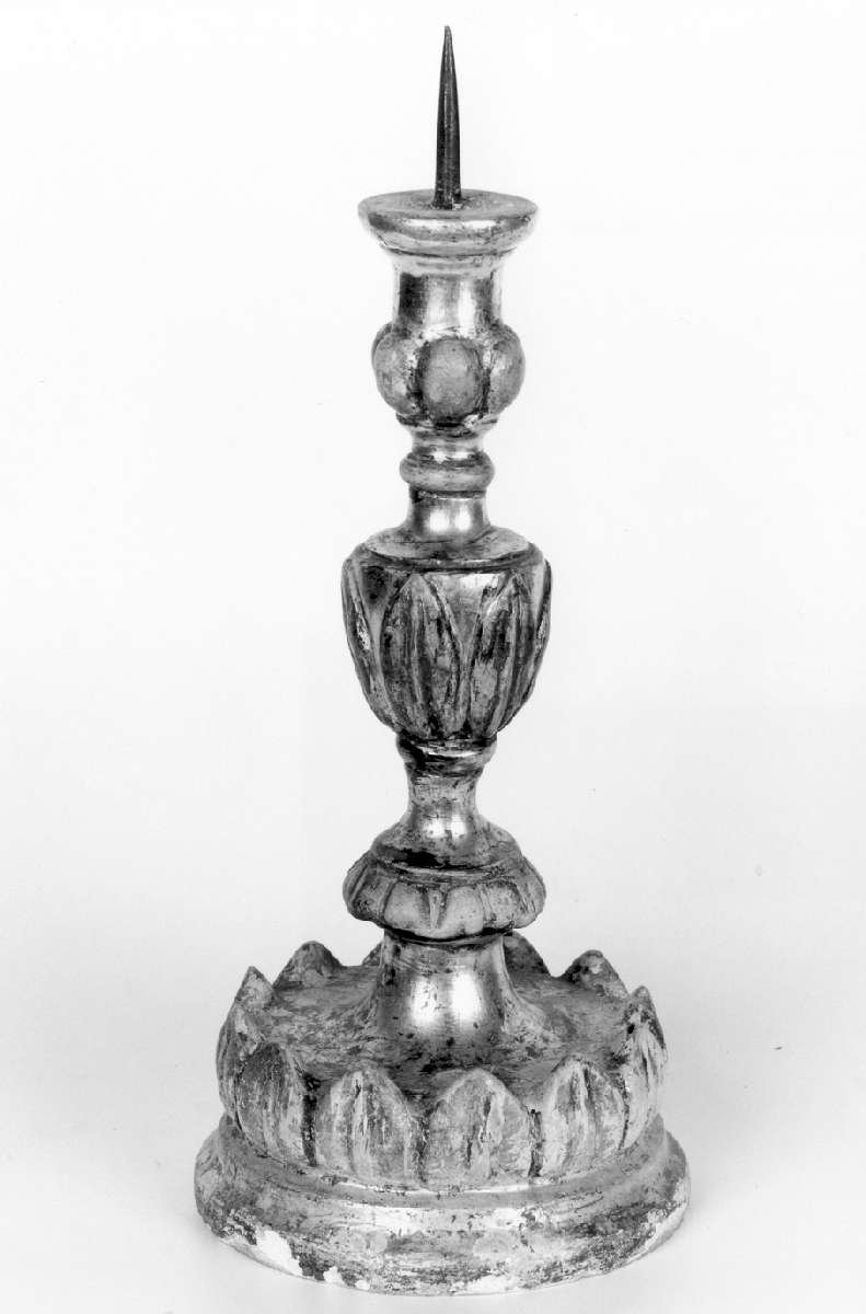 candeliere, serie - manifattura emiliana (metà sec. XIX)