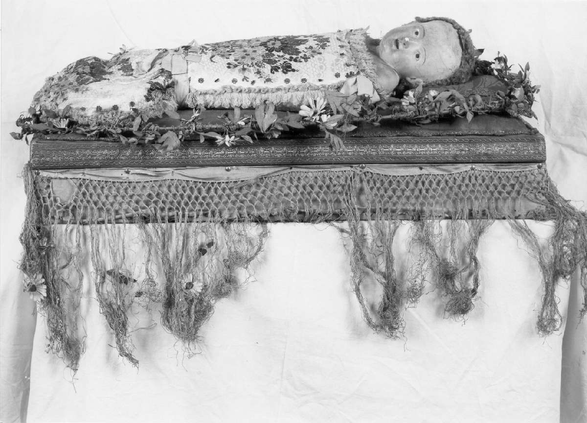 Gesù Bambino (statuetta devozionale) - manifattura emiliana (ultimo quarto sec. XIX)