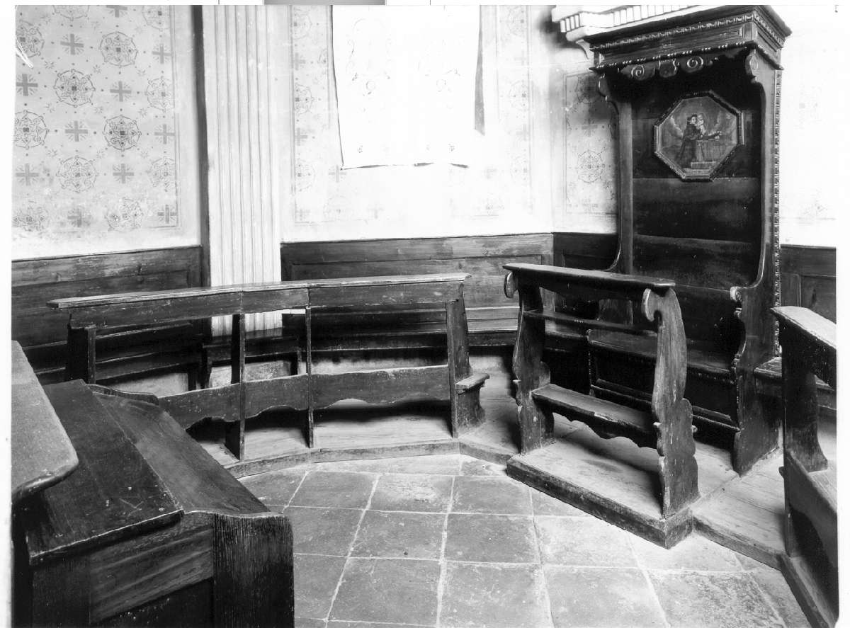 stalli del coro - manifattura reggiana (sec. XVIII, sec. XIX)