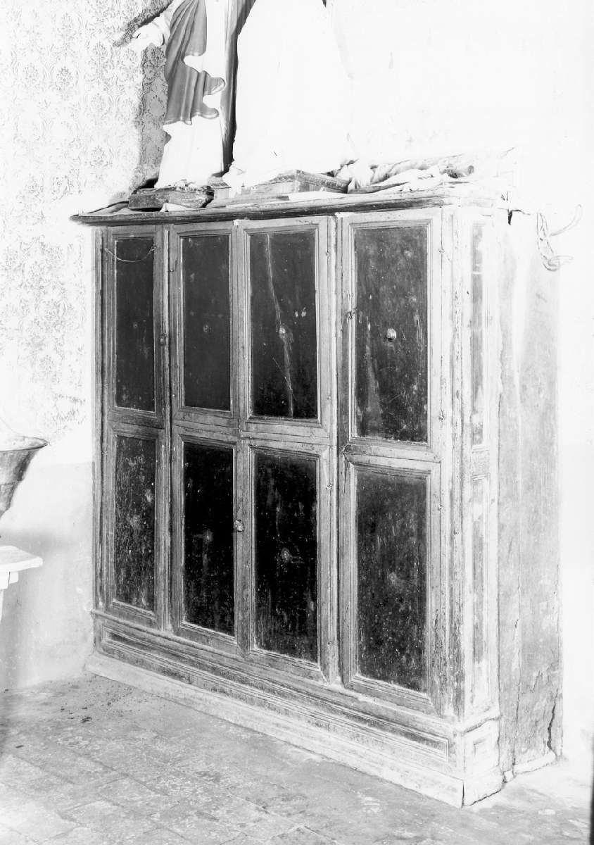 armadio - manifattura reggiana (seconda metà sec. XVIII)