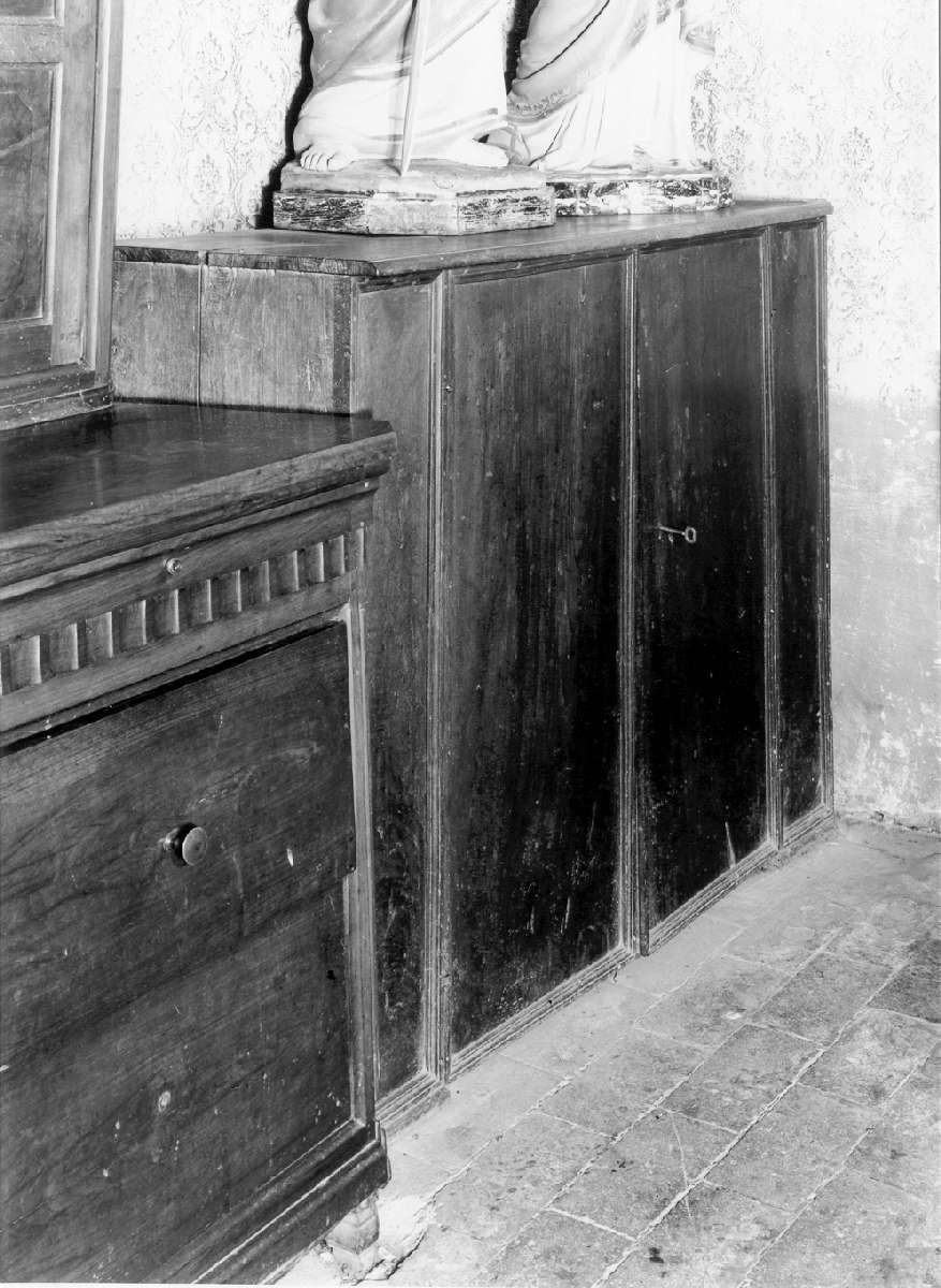 credenza - manifattura reggiana (sec. XIX)