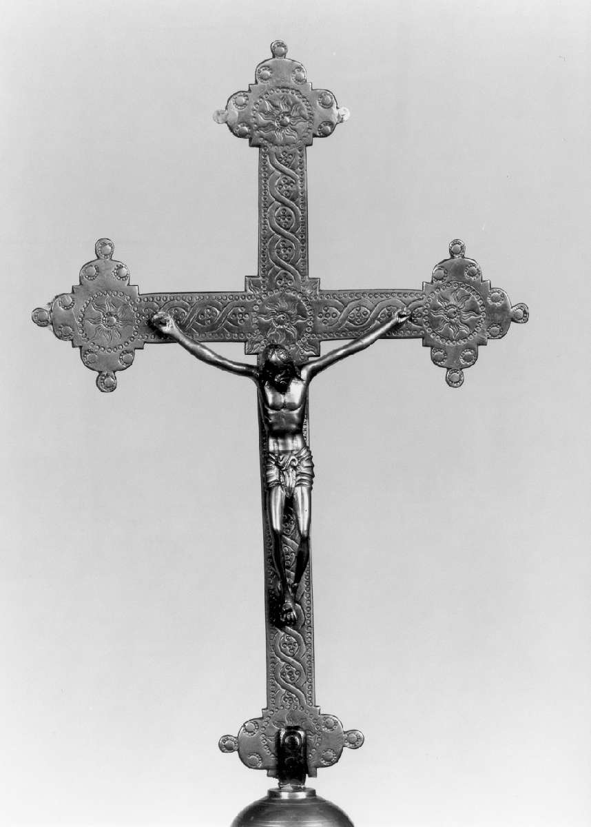 croce processionale - manifattura reggiana (prima metà sec. XVII)