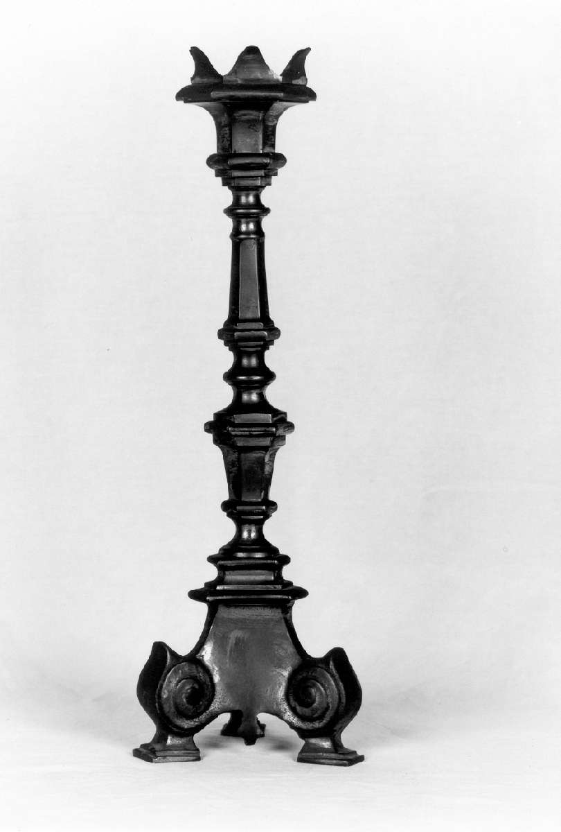 candeliere - manifattura emiliana (metà sec. XVIII)