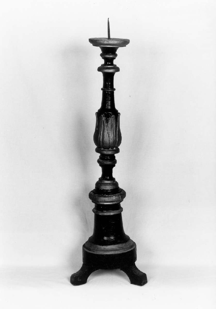 candeliere, serie - manifattura reggiana (seconda metà sec. XIX)