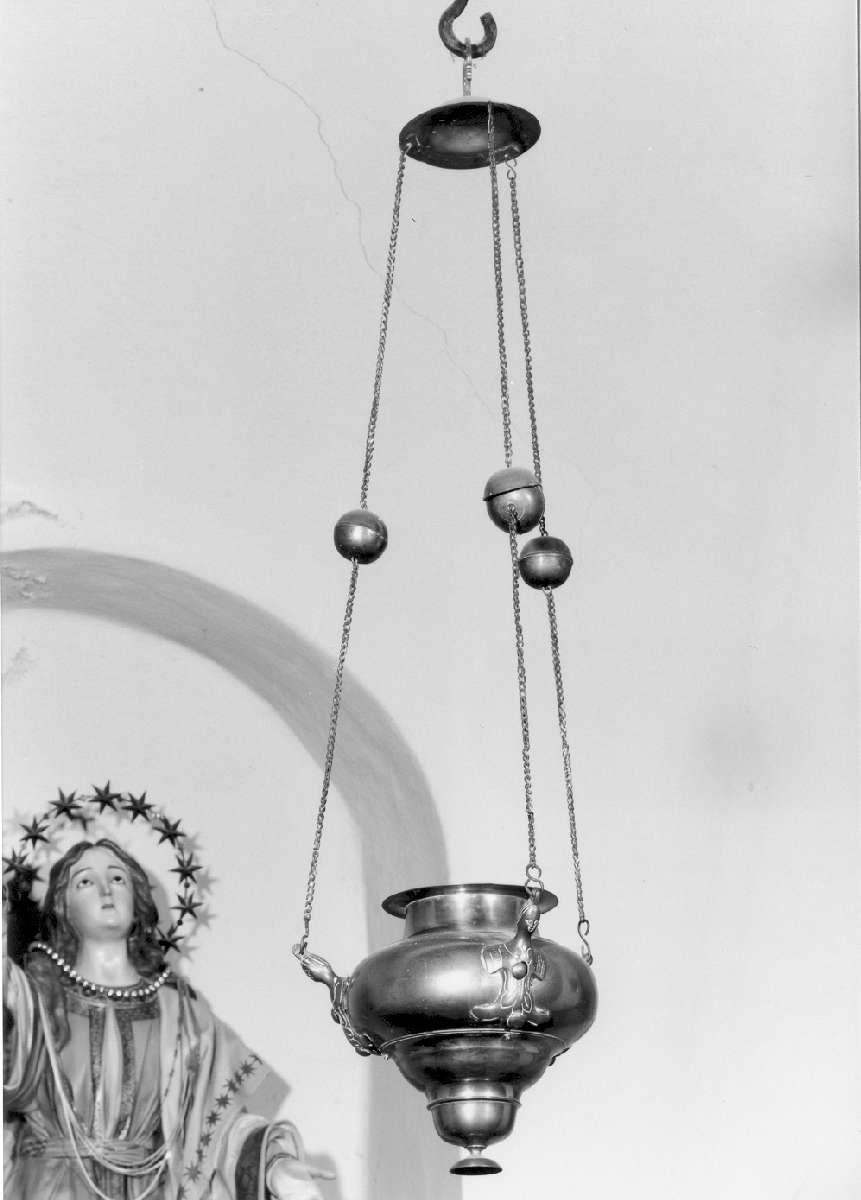 lampada pensile - manifattura emiliana (sec. XVII)