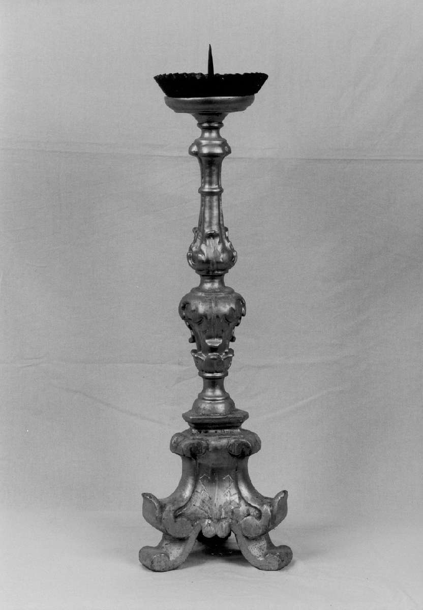 candeliere, serie - manifattura reggiana (seconda metà sec. XIX)
