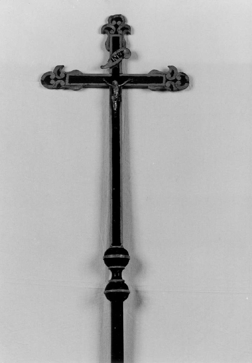 croce d'altare - manifattura reggiana (seconda metà sec. XIX)