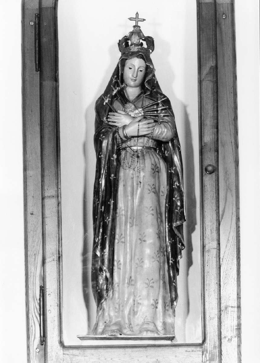 Madonna Addolorata (statua) - manifattura emiliana (seconda metà sec. XIX)