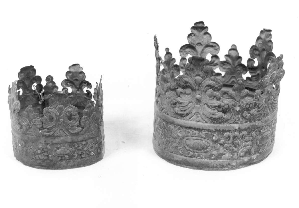 corona da statua, serie - manifattura reggiana (sec. XVIII)