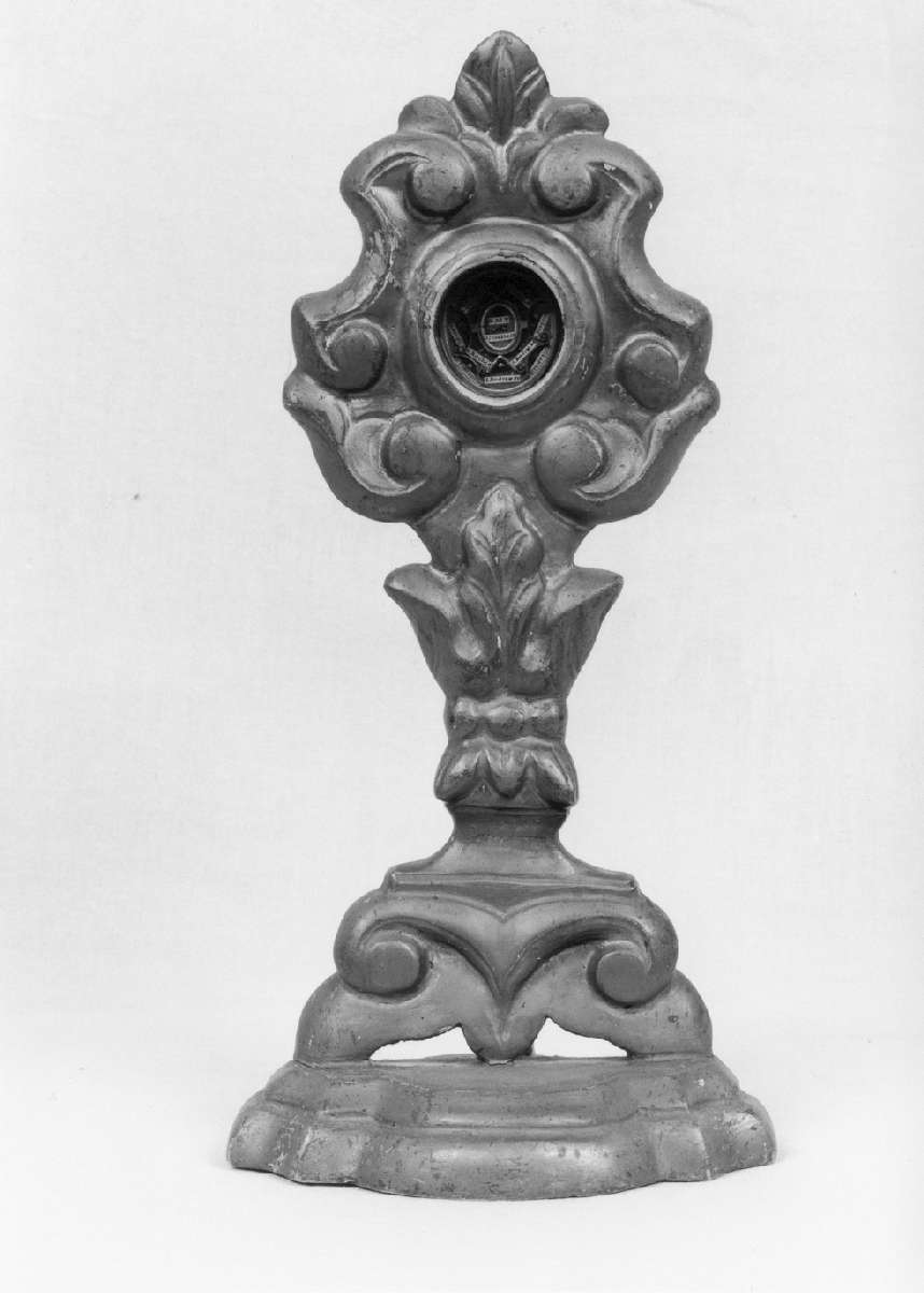 reliquiario - a ostensorio - manifattura reggiana (sec. XIX)