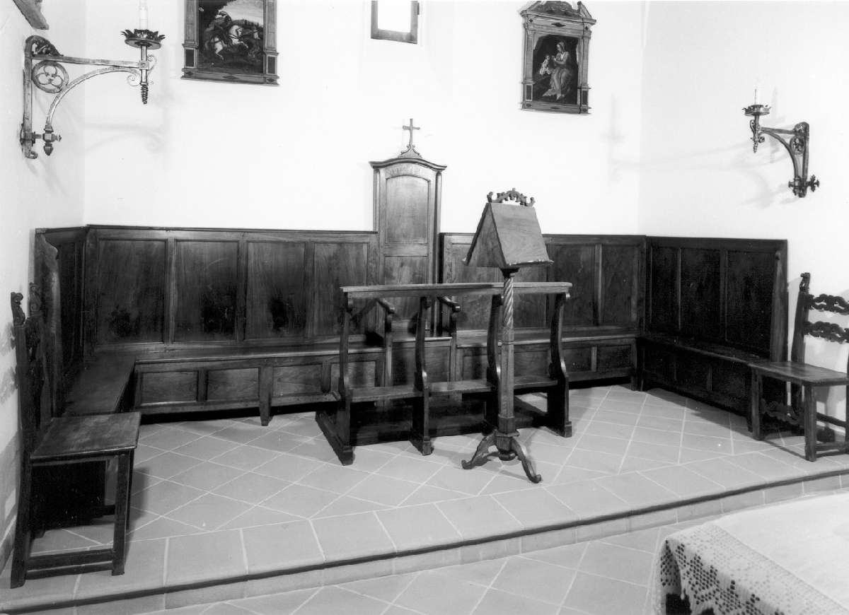 stalli del coro - manifattura reggiana (sec. XIX)