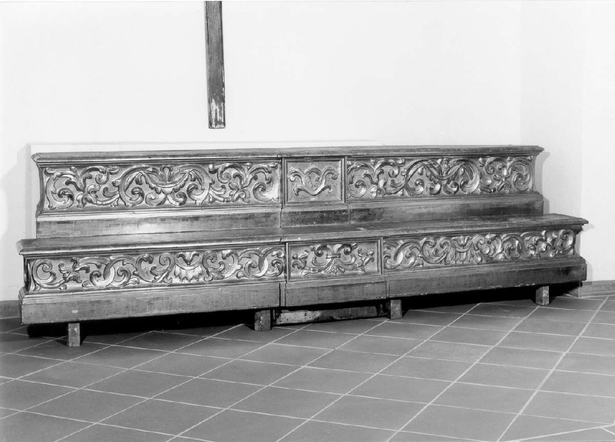 gradino d'altare - manifattura reggiana (metà sec. XIX)