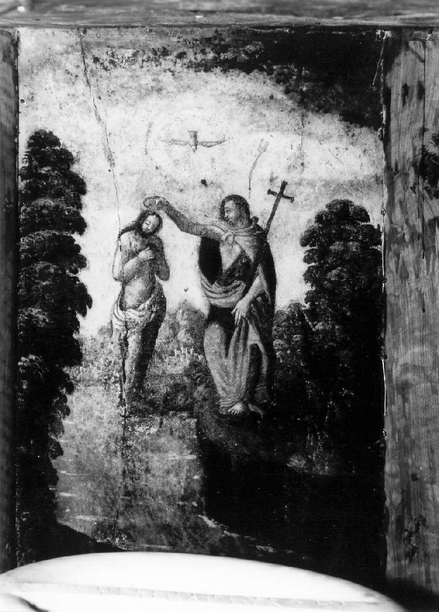 battesimo di Cristo (dipinto) - ambito reggiano (sec. XIX)