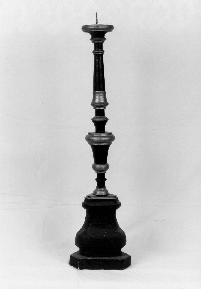 candeliere, serie - manifattura reggiana (seconda metà sec. XIX)