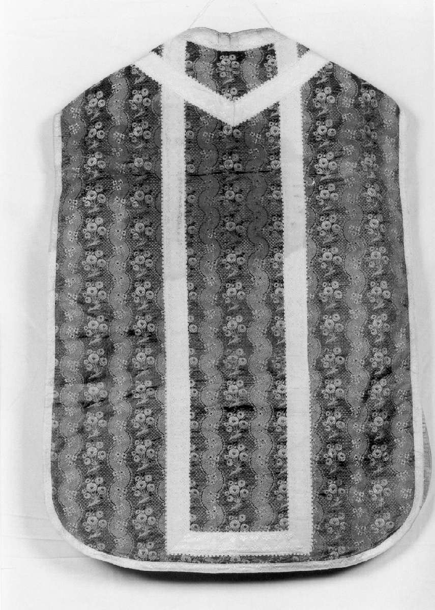 paramento liturgico, insieme - manifattura reggiana (ultimo quarto sec. XVIII)