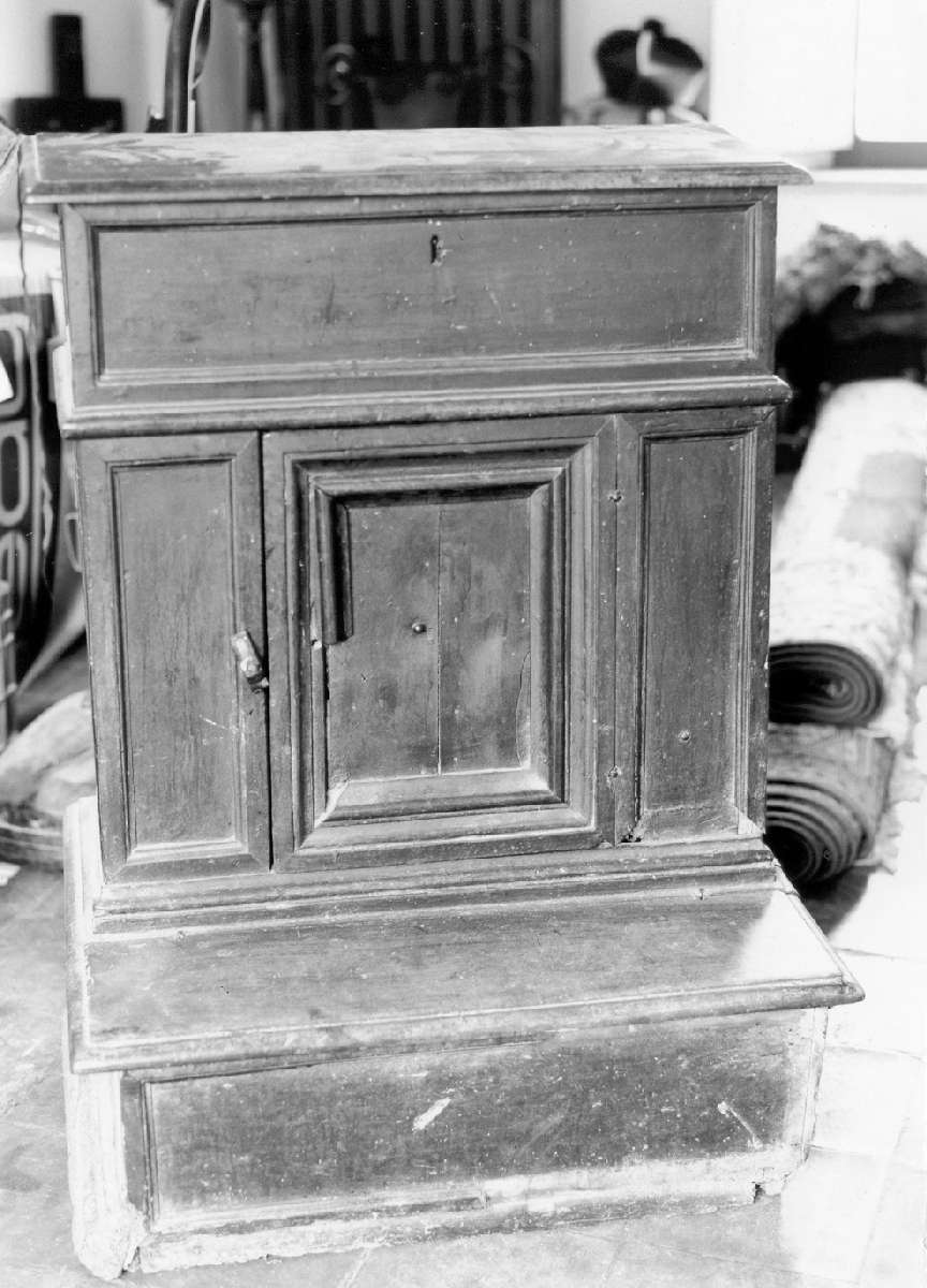 inginocchiatoio - manifattura reggiana (sec. XIX)