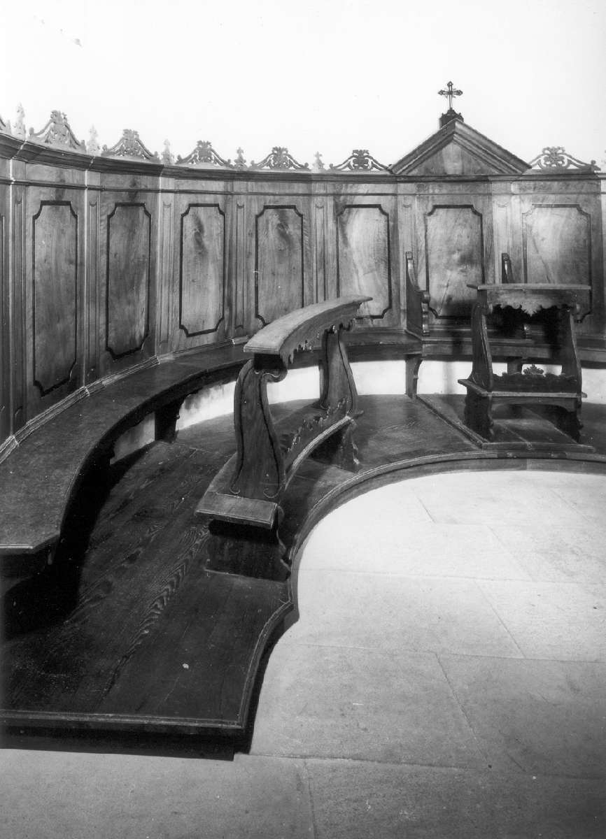 stalli del coro - manifattura reggiana (seconda metà sec. XIX)