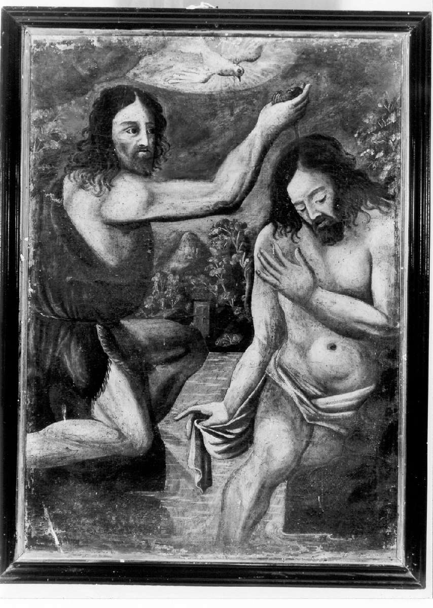 battesimo di Cristo (dipinto) - ambito reggiano (seconda metà sec. XVII)