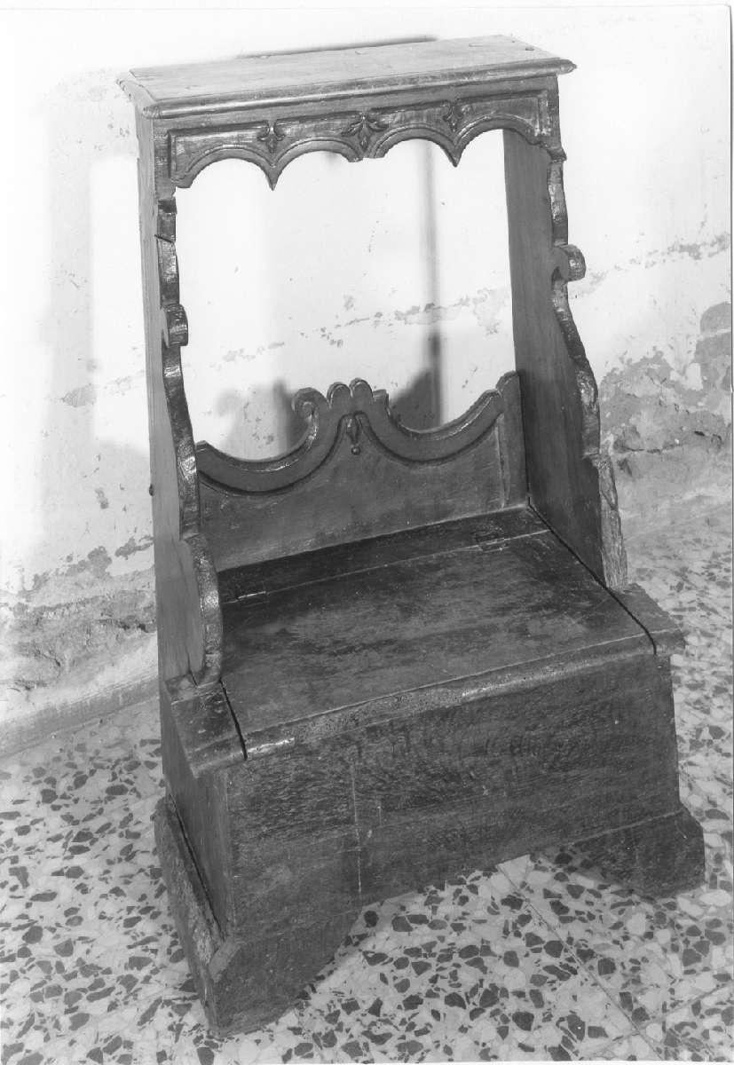 inginocchiatoio, serie - manifattura reggiana (sec. XVIII)